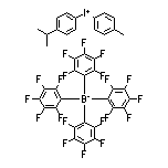 (4-Isopropylphenyl)(p-tolyl)iodonium Tetrakis(perfluorophenyl)borate