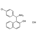 1-[Amino-(4-chloro-phenyl)-methyl]-naphthalen-2-ol hydrochloride