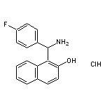 1-[Amino-(4-fluoro-phenyl)-methyl]-naphthalen-2-ol hydrochloride