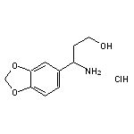 3-Amino-3-benzo[1,3]dioxol-5-yl-propan-1-ol hydrochloride