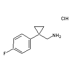 (1-(4-fluorophenyl)cyclopropyl)methanamine hydrochloride