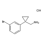 (1-(3-bromophenyl)cyclopropyl)methanamine hydrochloride