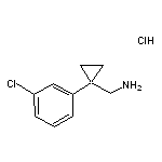 (1-(3-chlorophenyl)cyclopropyl)methanamine hydrochloride