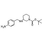 3-(4-aminobenzylamino)-piperidine-1-carboxylic acid  tert-butyl ester