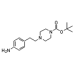 4-(4-aminophenethyl)piperazine-1-carboxylic acid tert-butyl ester