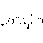 4-(4-aminophenylamino)- piperidine-1-carboxylic acid benzyl ester hydrochloride