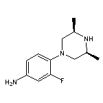 4-(4-Amino-2-fluoro-phenyl)-cis-2,6-dimethyl-piperazine