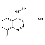 8-Fluoro-4-hydrazinoquinoline hydrochloride