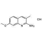 2-Amino-7-methoxy-3-methylquinoline hydrochloride