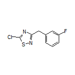 5-Chloro-3-(3-fluorobenzyl)-1,2,4-thiadiazole