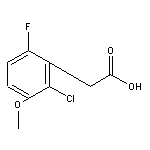 2-Chloro-6-fluoro-3-methoxyphenylacetic acid