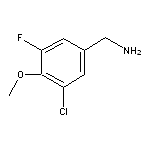 3-Chloro-5-fluoro-4-methoxybenzylamine