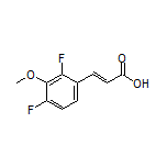 (E)-3-(2,4-Difluoro-3-methoxyphenyl)acrylic Acid