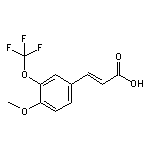 4-Methoxy-3-(trifluoromethoxy)cinnamic acid