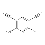 2-amino-6-methylpyridine-3,5-dicarbonitrile