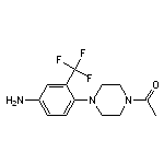 4-(4-acetylpiperazin-1-yl)-3-(trifluoromethyl)aniline