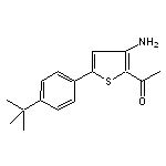 1-{3-amino-5-[4-(tert-butyl)phenyl]-2-thienyl}ethan-1-one