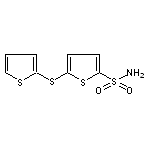 5-(2-thienylthio)thiophene-2-sulfonamide