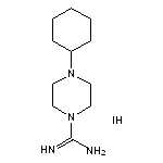 4-cyclohexylpiperazine-1-carboximidamide hydroiodide