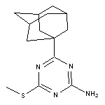 4-(1-adamantyl)-6-(methylthio)-1,3,5-trazin-2-amine