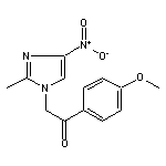 1-(4-methoxyphenyl)-2-(2-methyl-4-nitro-1H-imidazol-1-yl)ethan-1-one