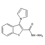 3-(1H-pyrrol-1-yl)-1-benzothiophene-2-carbohydrazide