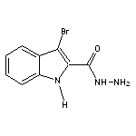 3-bromo-1H-indole-2-carbohydrazide