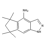 5,5,7,7-tetramethyl-1,5,6,7-tetrahydrocyclopenta[f]indazol-4-amine