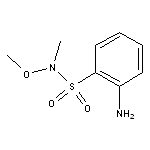 2-amino-N-methoxy-N-methylbenzenesulfonamide