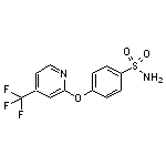 4-{[4-(trifluoromethyl)pyridin-2-yl]oxy}benzenesulfonamide