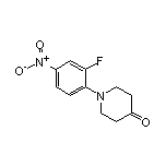 1-(2-Fluoro-4-nitrophenyl)piperidin-4-one