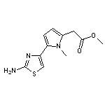 methyl [5-(2-amino-1,3-thiazol-4-yl)-1-methyl-1H-pyrrol-2-yl]acetate