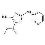 methyl 4-amino-2-(pyridin-3-ylamino)-1,3-thiazole-5-carboxylate