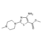 methyl 4-amino-2-(4-methylpiperazin-1-yl)-1,3-thiazole-5-carboxylate