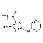 1-[4-amino-2-(pyridin-3-ylamino)-1,3-thiazol-5-yl]-2,2-dimethylpropan-1-one