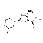 methyl 4-amino-2-(2,6-dimethylmorpholin-4-yl)-1,3-thiazole-5-carboxylate