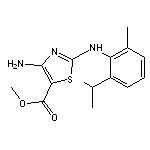 methyl 4-amino-2-[(2-isopropyl-6-methylphenyl)amino]-1,3-thiazole-5-carboxylate