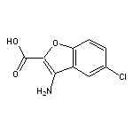 3-amino-5-chloro-1-benzofuran-2-carboxylic acid