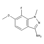 7-fluoro-6-methoxy-1-methyl-1H-indazol-3-amine