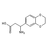 3-amino-3-(2,3-dihydro-1,4-benzodioxin-6-yl)propanoic acid