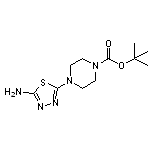 tert-butyl 4-(5-amino-1,3,4-thiadiazol-2-yl)piperazine-1-carboxylate