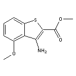 methyl 3-amino-4-methoxy-1-benzothiophene-2-carboxylate