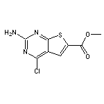 methyl 2-amino-4-chlorothieno[2,3-d]pyrimidine-6-carboxylate