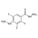 2,3,5-trifluoro-4-hydrazinobenzohydrazide