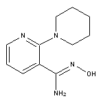 N’-hydroxy-2-piperidin-1-ylpyridine-3-carboximidamide