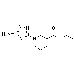 ethyl 1-(5-amino-1,3,4-thiadiazol-2-yl)piperidine-3-carboxylate