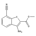 methyl 3-amino-7-cyano-1-benzothiophene-2-carboxylate