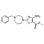 methyl 4-amino-2-(4-benzyl-1,4-diazepan-1-yl)-1,3-thiazole-5-carboxylate