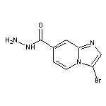 3-bromoimidazo[1,2-a]pyridine-7-carbohydrazide