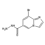 8-bromoimidazo[1,2-a]pyridine-6-carbohydrazide